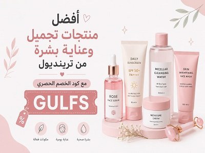 أفضل منتجات تجميل وعناية بشرة من ترينديول